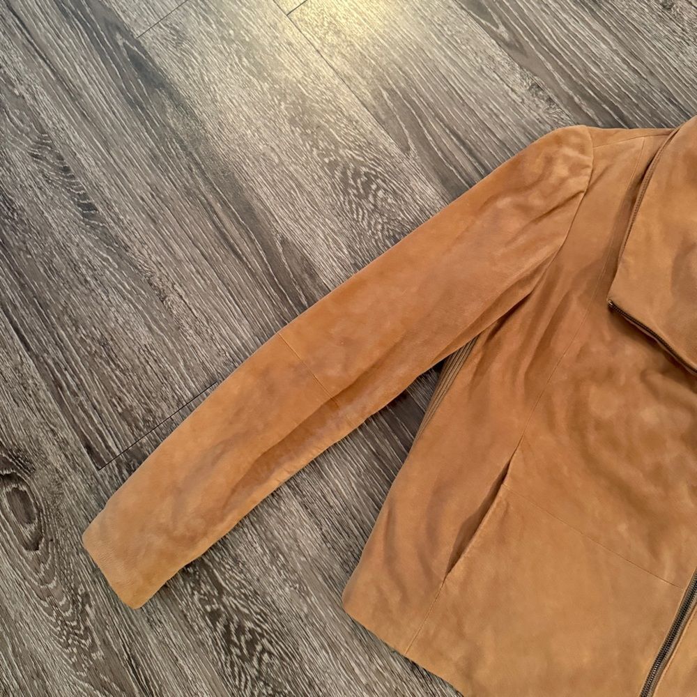 Vince Goat Leather Moto Jacket - Picture 2 of 9